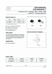 DataSheet STD100NH02L pdf